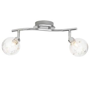 Потолочный светильник Brilliant Joya I, прозрачное стекло / железо - 2 лампы