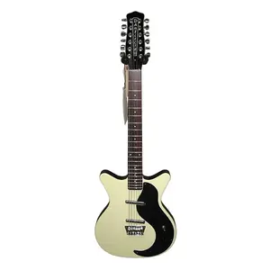 Электрогитара Danelectro '59 с 12 струнами - винтажный белый *Малый бизнес США*