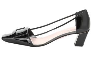 Туфли на высоком каблуке Trompette, 4,5 см, женские, черные Roger Vivier, Original Shoe Box Included