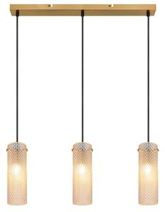 Настольная лампа Globo оранжевый, черный, золотой, 65/8/120 см