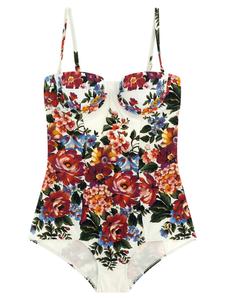 Слитный купальник 'Re-Edition 2000' DOLCE & GABBANA, белый