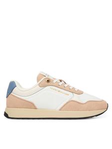 Кроссовки Mix Material Runner FW0FW08950 Tommy Hilfiger, экрю