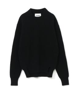 свитер с круглым вырезом