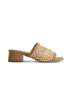 Бернардо Дженн Сандалии на низком каблуке Bernardo Footwear, коричневый/бежевый