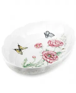 Форма для выпечки овальной формы с волнистым краем «Butterfly Meadow», 2 л Lenox