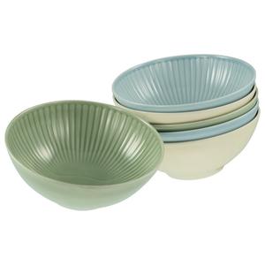 Миски для мюсли Valencia, многофункциональный набор 6 шт. 6 шт. из фарфора, элегантные, стиль бохо Creatable, Bunt
