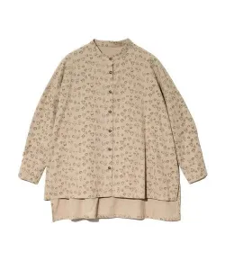 Рубашка свободного кроя с цветным рисунком (женская) Gsc Womens Select, цвет Beige