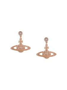 Vivienne Westwood серьги-подвески Bas Relief, розовый