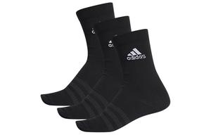 Унисекс носки до середины икры Adidas, 1 комплект 3 пары (черный)