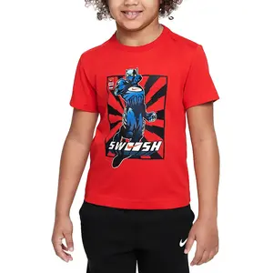 Nike Футболка Swoosh University Red для детей 3-7 лет