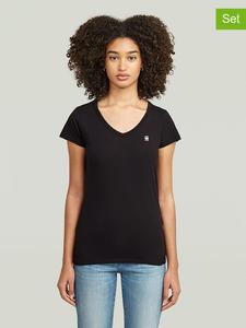 Футболка G-Star, белый/черный