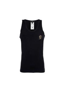 Майка мужская - TOPEKA, майка, круглый вырез, хлопок стрейч, однотонная VERSACE, черный