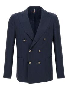 Двубортный пиджак Santaniello, синий