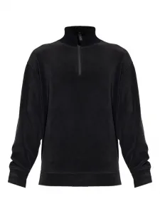 Свитер на молнии до половины Giorgio Armani, черный