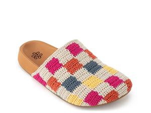 Сабо The Sak Bolinas Crochet Clog, Multicolor Color Block