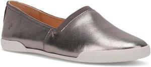 Женские слипоны Frye Melanie из премиальной кожи с белыми резиновыми носками и подошвой, кожаной подкладкой и съемными стельками - подошва 3 см