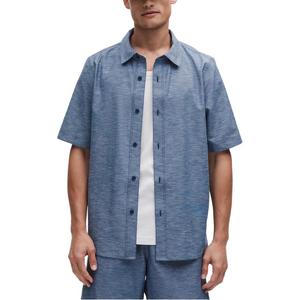 Мужская рубашка Lululemon, синий