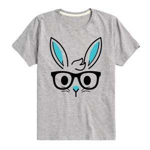 Футболка с рисунком Nerd Bunny для мальчиков 8–20 лет Licensed Character, серый