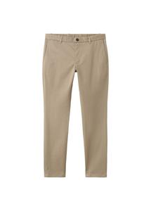 MANGO MAN Узкие брюки-чиносы 'Barna' в темно-бежевом цвете