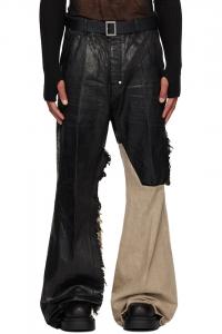 Rick Owens Черные и кремовые джинсы Concordian Joris