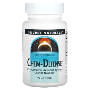 Добавка Source Naturals Chem-Defense, апельсин, 90 пастилок