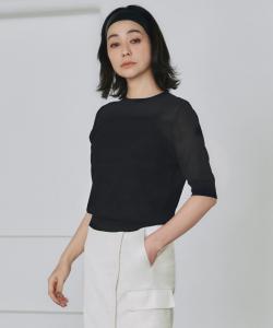 Вязаное полотно с кружевным узором, пригодное для стирки.