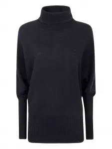 Шерстяной свитер с высоким воротом BY MALENE BIRGER, черный