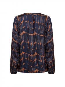 Блузка SC-Arlette цвета темно-коричневого верблюжьего цвета soyaconcept