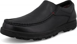 Мокасины Twisted X Men's Slip-On для вождения с мягким носком и технологией CellStretch, черный