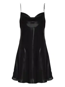 Мини-платье D-Mintel с цепочкой на бретелях Diesel, черный