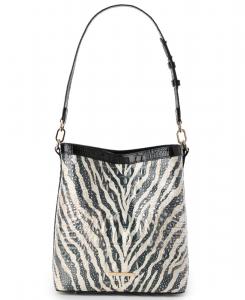 Сумка-ведро Celina среднего размера из кожи Brahmin, Everlasting Encore