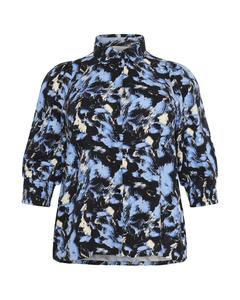 Блуза KAFFE CURVE KA Lurana, черный