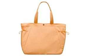 Lululemon Нейлоновая женская сумка манго-желтого цвета, Mango Yellow