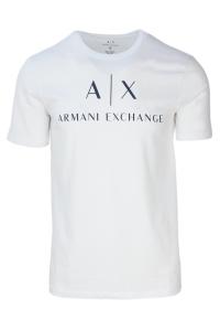 Футболка мужская Armani Exchange с логотипом бренда на груди, белый