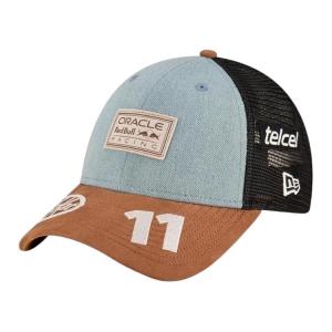 New Era Хлопковая бейсболка с полиэстером и вискозой мужская светло-голубая, Light Blue