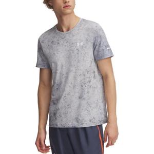 Футболка Seamless Stride SS25 мужская downpour gray Under Armour, серый