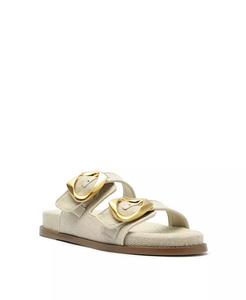 Женские спортивные сандалии Olga с круглым носком на плоской подошве Schutz, коричневый/бежевый