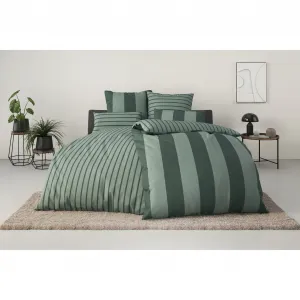 Двустороннее постельное белье для домашнего дела «Сари размером 135х200, 155х220 или 200х200 см», различного качества, морское постельное белье с двусторонним видом Home Affaire, зеленый