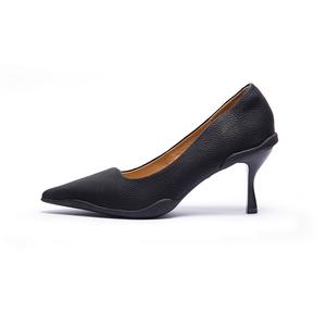Туфли на высоком каблуке GuQiheAven Slim Heel 7 см для женщин Guci Tianlun, Black