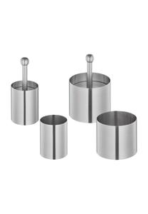 Десертные кольца, набор из 4 шт KüChenprofi, серебро