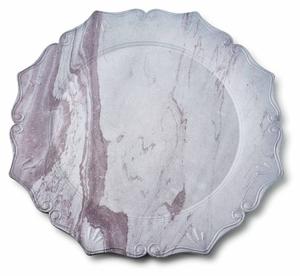 Декоративная тарелка Mondex BLANCHE, пластик - 33 х 2 х 2 см