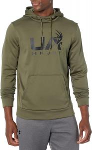 Толстовка Under Armour Armour Fleece Hunt, (390) Marine Od Green/Black