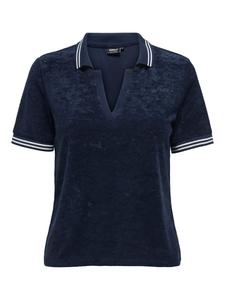 ONLY Поло в темно-синем лонгсливе