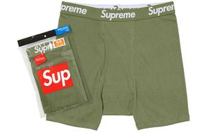 Hanes Брифы 2 шт Оливковый Supreme, 2 шт (Зеленый)