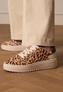 Кроссовки SNEAKER MIT LEOPRINT Manfield, бежевый