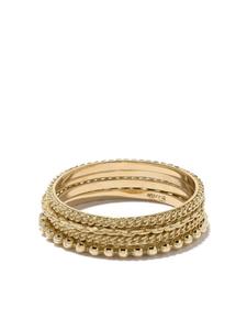 Комплект колец из желтого золота Wouters & Hendrix Gold, металлик