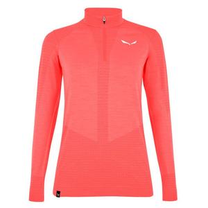 Базовый слой с длинным рукавом Salewa Zebru Responsive, красный