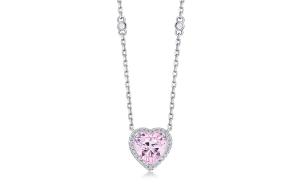 Daisy Fellowes 925 Sterling Silver Heart Necklace Women's