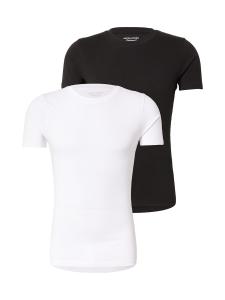 Рубашка JACK & JONES JORMUSCLE, черный/белый