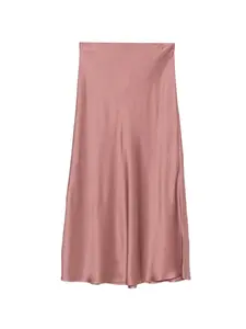 Юбка миди с эластичным поясом Ottod'Ame, розовый
